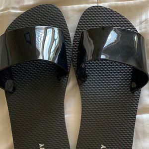 Slide on sandals